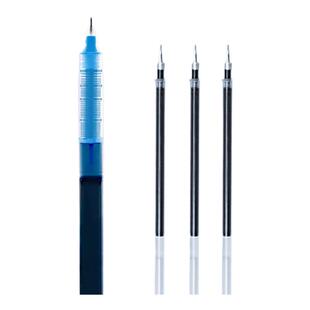 直液式彩色走珠中性笔速干学生用0.5做笔记专用重点标记作业神器小清新手账黑色签字笔红笔圆珠笔蓝笔绘画笔