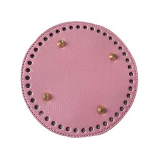 皮质PU手提包底配件diy水桶包椭圆形底托布条手工包配件包包底板