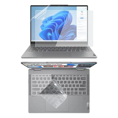 适用联想IdeaPad 5 2-in-1 14Q8X9笔记本屏幕膜14IAL10防窥膜14AKP10键盘膜16AKP10高清防蓝光钢化膜保护贴膜