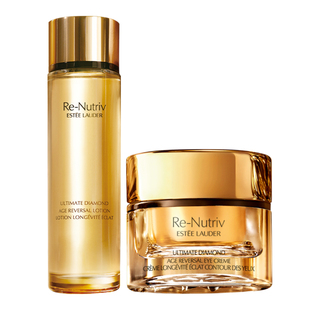 【现货速发】雅诗兰黛白金黑钻逆龄护肤套装礼盒 精华油+面霜抗皱