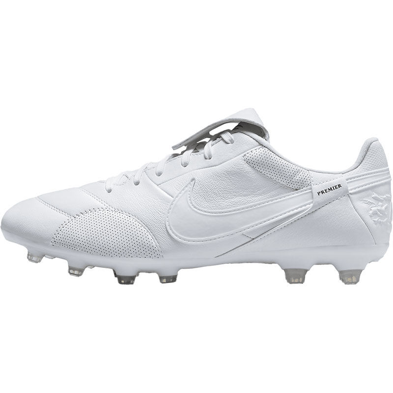 Nike/耐克纯白色男子休闲经典运动耐磨减震低帮足球鞋AT5889-100