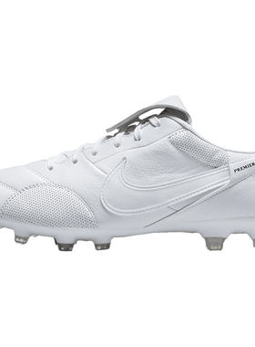 Nike/耐克纯白色男子休闲经典运动耐磨减震低帮足球鞋AT5889-100