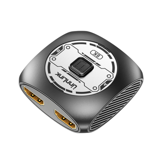 优联hdmi2.0二进一出切换器2.1版8k高清线接电脑电视显示4k240Hz高刷分配器一分二屏幕2进1出视频信号切屏器