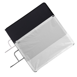 鑫威森影视柔光旗板小型柔光板魔术腿C型架影视灯光旗板白旗支架柔光屏布柔光布影视摄影吸光黑旗