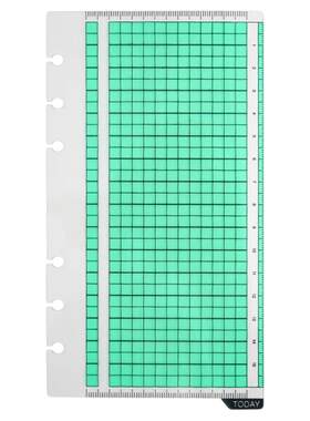 Davinci达芬奇手帐替芯 日本Raymay藤井M5/A7空白方格日程活页笔记内页芯索引垫板配件