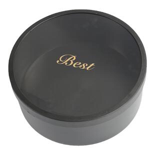 圆形礼盒透明花盒空盒子塑料水果礼盒透明鲜花入冬四件套