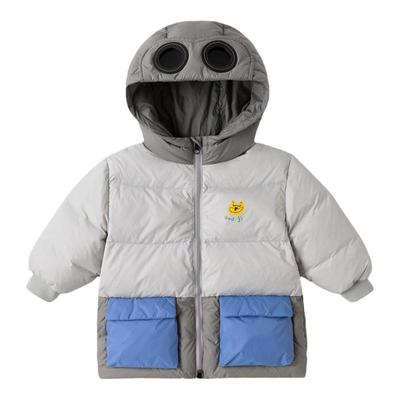 【三防科技】宝宝羽绒服中长款冬季儿童外套鸭绒冬款男童女童冬装