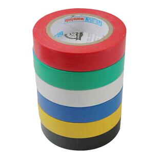 万事达电工胶带大卷绝缘pvc电气胶带1970 1976 1982黑胶带10卷价