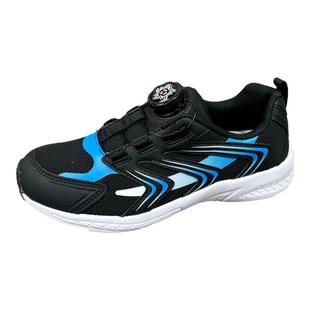 出口美国外贸原单男女童运动鞋网面透气轻便软底旋转扣儿童跑步鞋