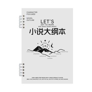 小说大纲本故事发展设定人物形象剧情主线复线起因安排计划本定制