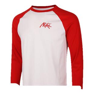NIKE耐克大童K NSW TEE LS RAGLAN LBR针织运动长袖T恤IM0593-103