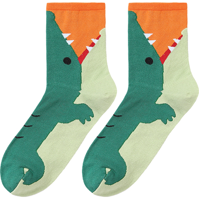 女士卡通动物棉袜tutuanna透气