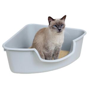 smartcat猫砂盆大号墙角带送铲子
