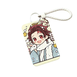 鬼灭之刃灶门炭治郎学生滑盖卡套饭卡公交卡身份证件保护套门禁女