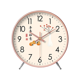 摆台式挂钟时钟座钟老人家用客厅静音台钟摆件桌面钟表摆放式摆钟