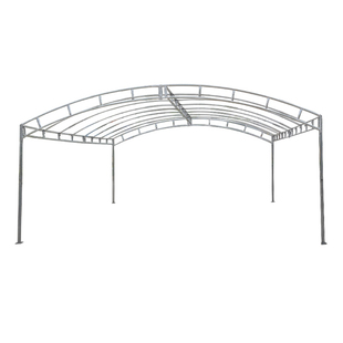 户外酒席帐篷斜面雨棚遮阳棚单铁架钢管架子加厚配件篷布顶布围布