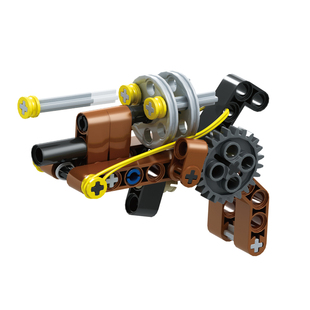 新款创意左轮枪拼装模型益智力积木3d立体拼图男孩10生日礼物玩具