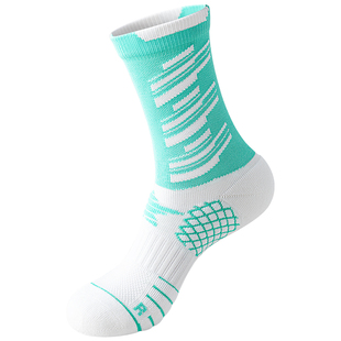 跑步袜子男款长筒毛巾底马拉松专用长跑户外徒步登山男士专业运动