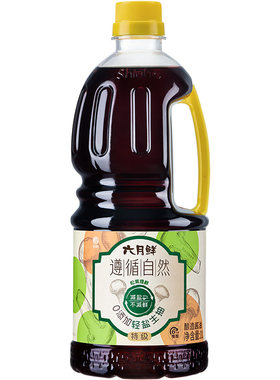 欣和六月鲜遵循自然1L轻盐生抽