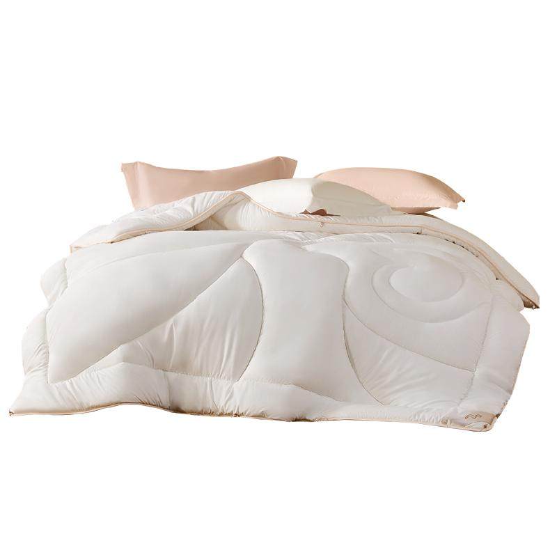 水星家纺澳洲进口羊毛被加厚冬被阳光卷毛被芯保暖子母被年货礼物