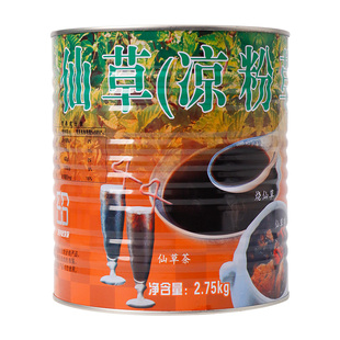 名忠仙草汁 凉粉草汁 名忠烧仙草汁2.75kg黑凉粉汁甜品奶茶原料