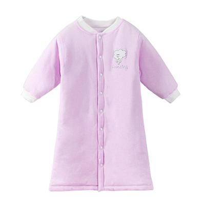宝宝夹棉睡衣纯棉保暖睡袍