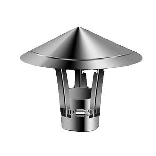 不锈钢室外防风帽烟囱防雨帽排烟帽排气管道烟筒盖土灶壁炉烟管罩