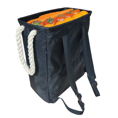 手风琴买菜购物背包背篓