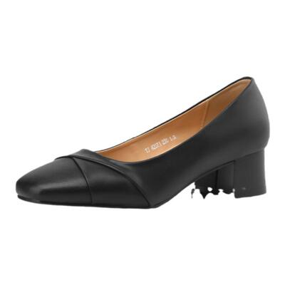 达芙妮面试女鞋工作小皮鞋单鞋