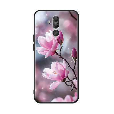 luckrider适用于华为麦芒7手机壳5.9寸花卉美特20lite挂绳麦茫七外壳SNE-AL00女神mate20lite防摔sne-al00a软