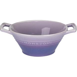 摩登主妇MONAZONE系列双耳汤碗特别好看的陶瓷家用大碗吃面碗