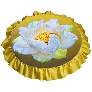 包邮叩头大拜打坐蒲团白莲花座加厚坐墩跪拜垫正念禅修垫套拆洗定