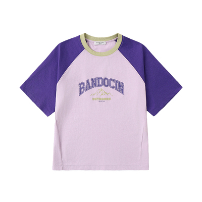 半度闲春秋女童原创圆领长袖T恤