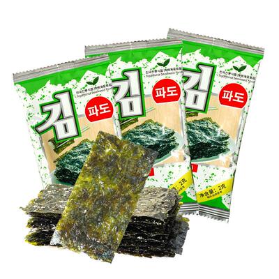 海苔零食200片岩烧即食海苔儿童宝宝健康食品解馋办公室休闲小吃