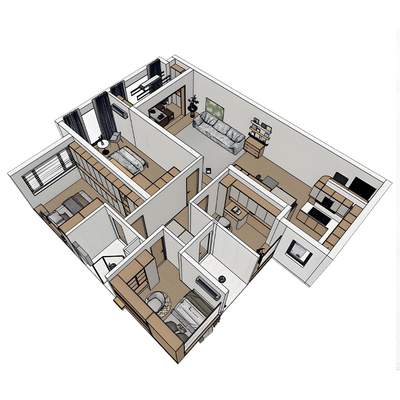 3D效果图制作/CAD代画施工图
