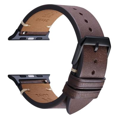 高端原装iWatch11 s10苹果Ultra3/2表带适用Apple Watch真皮表带