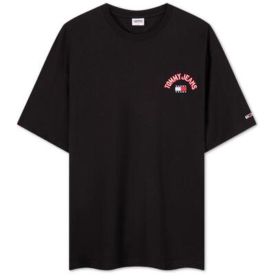 Tommy男装纯棉拱形刺绣短袖T恤