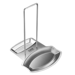 厨房不锈钢锅盖架 落地锅盖置物架免打孔收纳沥水架坐式收纳锅架