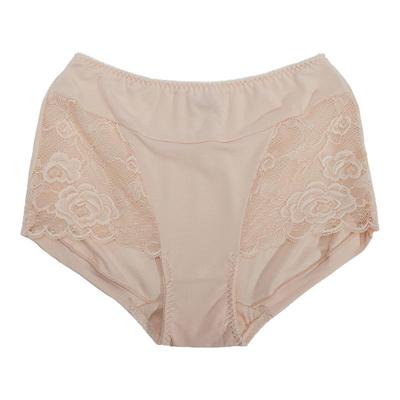 贝佳人内裤无痕蕾丝透气中腰女裤