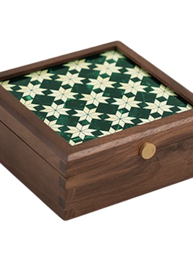 东方质感木盒，收纳手串首饰