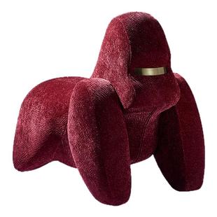 设计师金刚休闲椅网红创意大猩猩儿童单人沙发椅家用卡通动物座椅