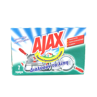 西班牙AJAX清洁球万用去污刷含皂多用途去油环保钢丝球 7个装