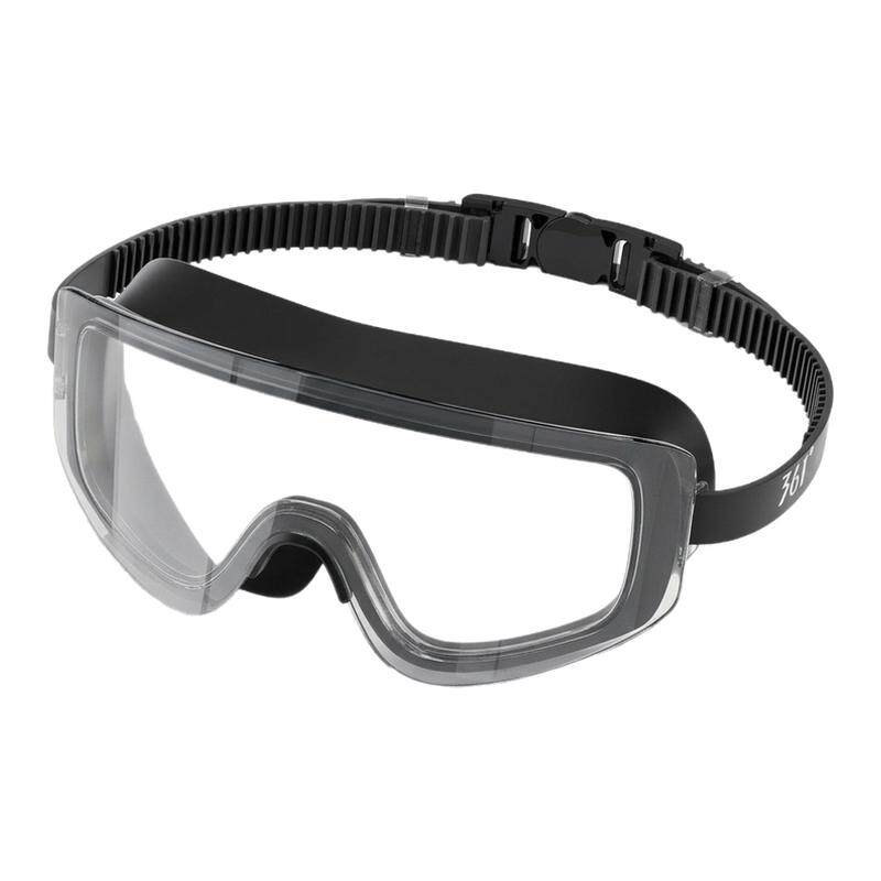 大视野高清透亮超帅大框泳镜防水