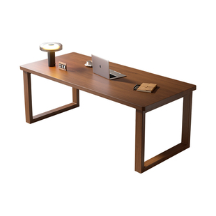 苏木源奥古曼红胡桃木实木书桌办公桌开放式书房客厅电脑桌书桌