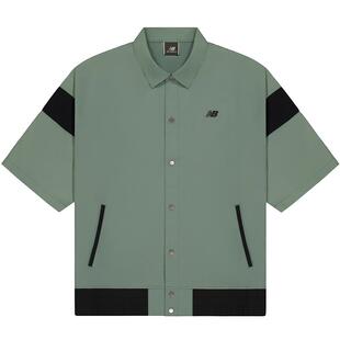 New Balance Grey官方正品冬季季男士休闲夹克短袖外套AMJ55004