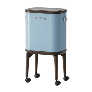 麦桶桶高脚垃圾桶包豪斯家用2026新款高颜值客厅厨房多巴胺免弯腰