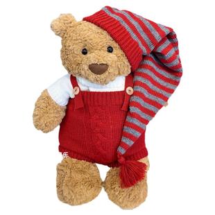 Jellycat巴塞罗熊衣服小熊玩偶圣诞装NICI小熊连体裤丹麦娃衣福宝