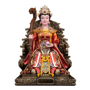 玉皇大帝王母娘娘神像新款树脂铜彩玉帝王母摆件西王母天宫老天爷