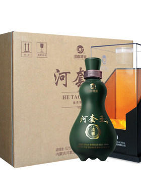 河套酒业河套王500ml*4瓶52度