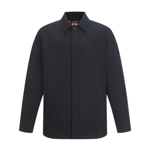 【防泼水】LONDA 伦德马秋季翻领干部夹克外套商务休闲微阔茄克男